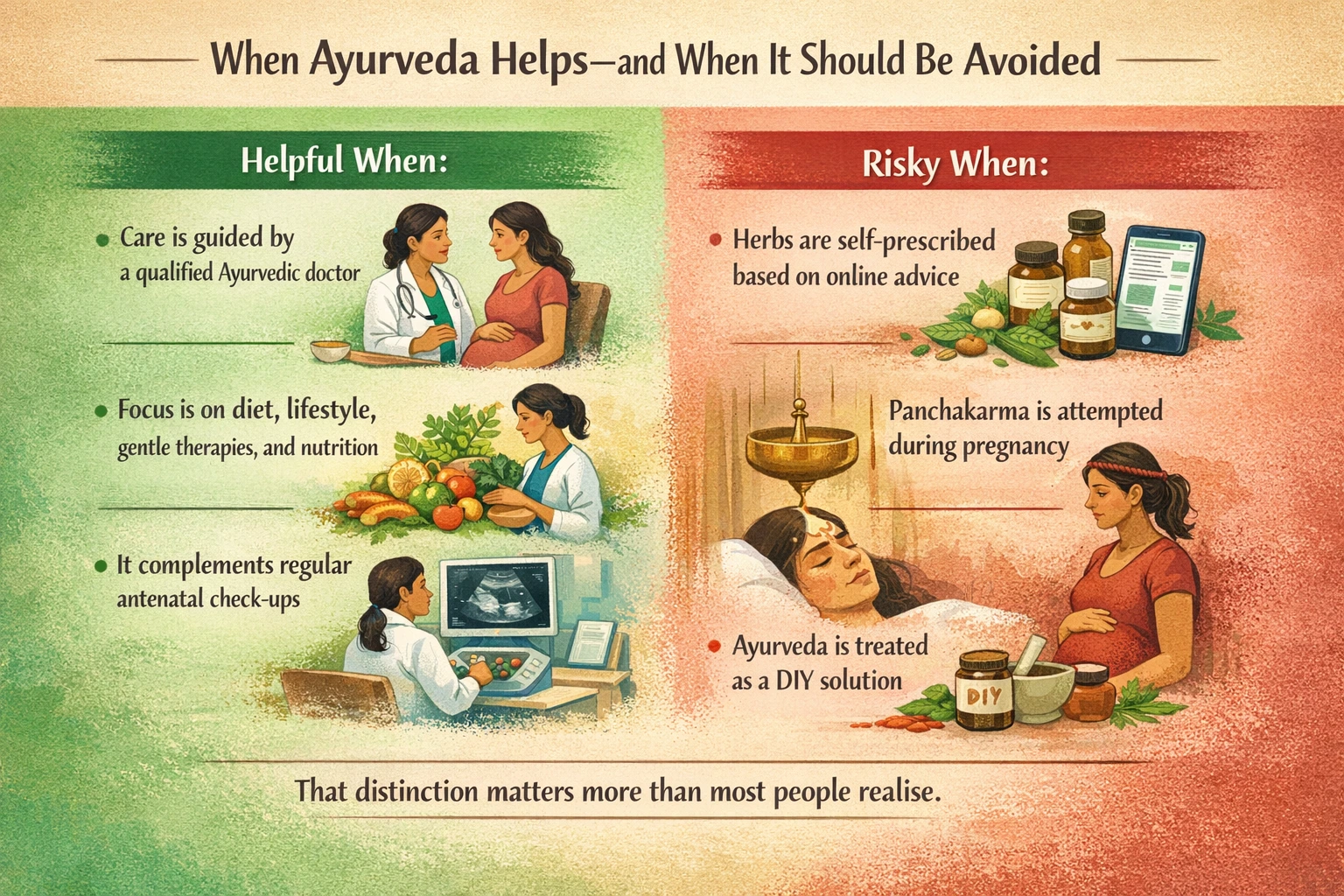 When Ayurveda Helps—and When It Should Be Avoided